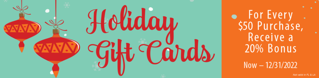 Holiday gift cards
