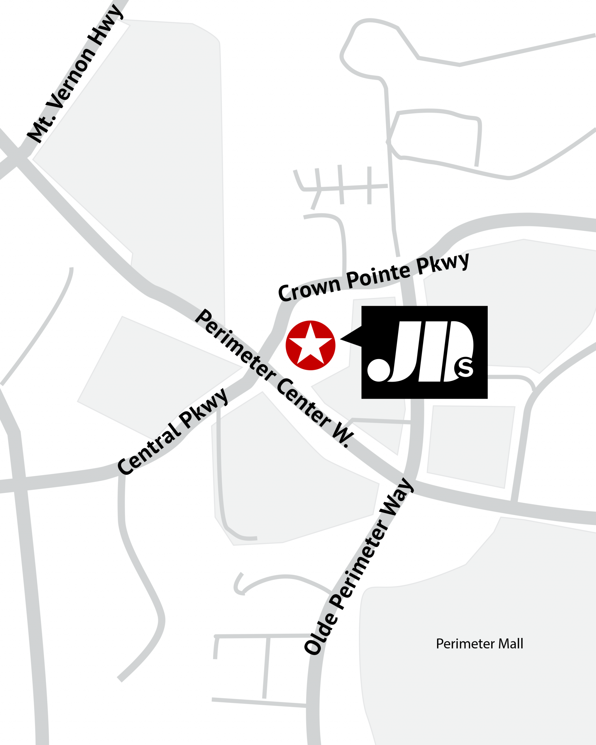 Map to Joey D's
